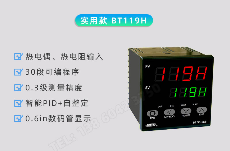 BT119H-熱電偶、熱電阻輸入